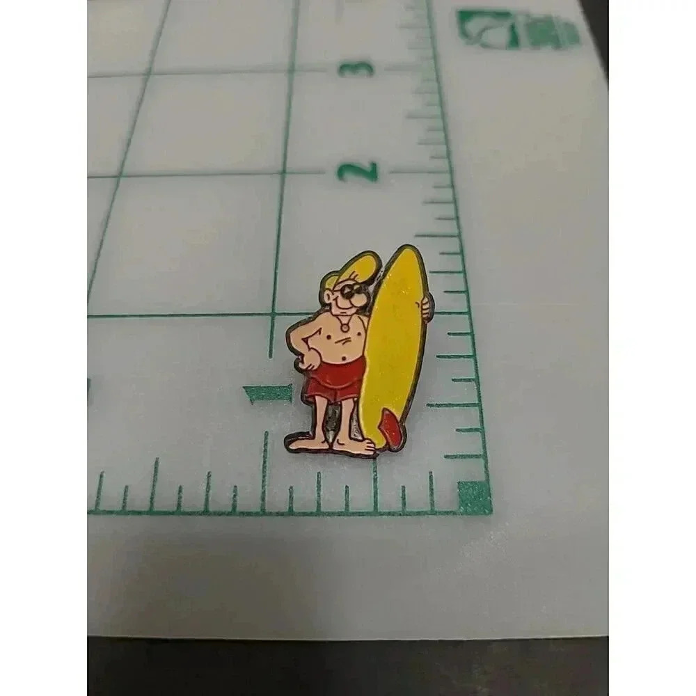 Vintage Lucien Margerin Pin Surfer No Back
